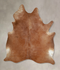 Solid Brown X-Large Brazilian Cowhide Rug 7'6