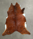 Medium Brindle XX-Large Brazilian Cowhide Rug 7'0"H x 7'3"W #A45428 by Hudson Hides