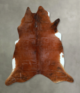 Medium Brindle XX-Large Brazilian Cowhide Rug 7'0"H x 7'3"W #A45428 by Hudson Hides