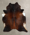 Chocolate X-Large Brazilian Cowhide Rug 6'8