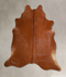 Solid Brown X-Large Brazilian Cowhide Rug 6'10