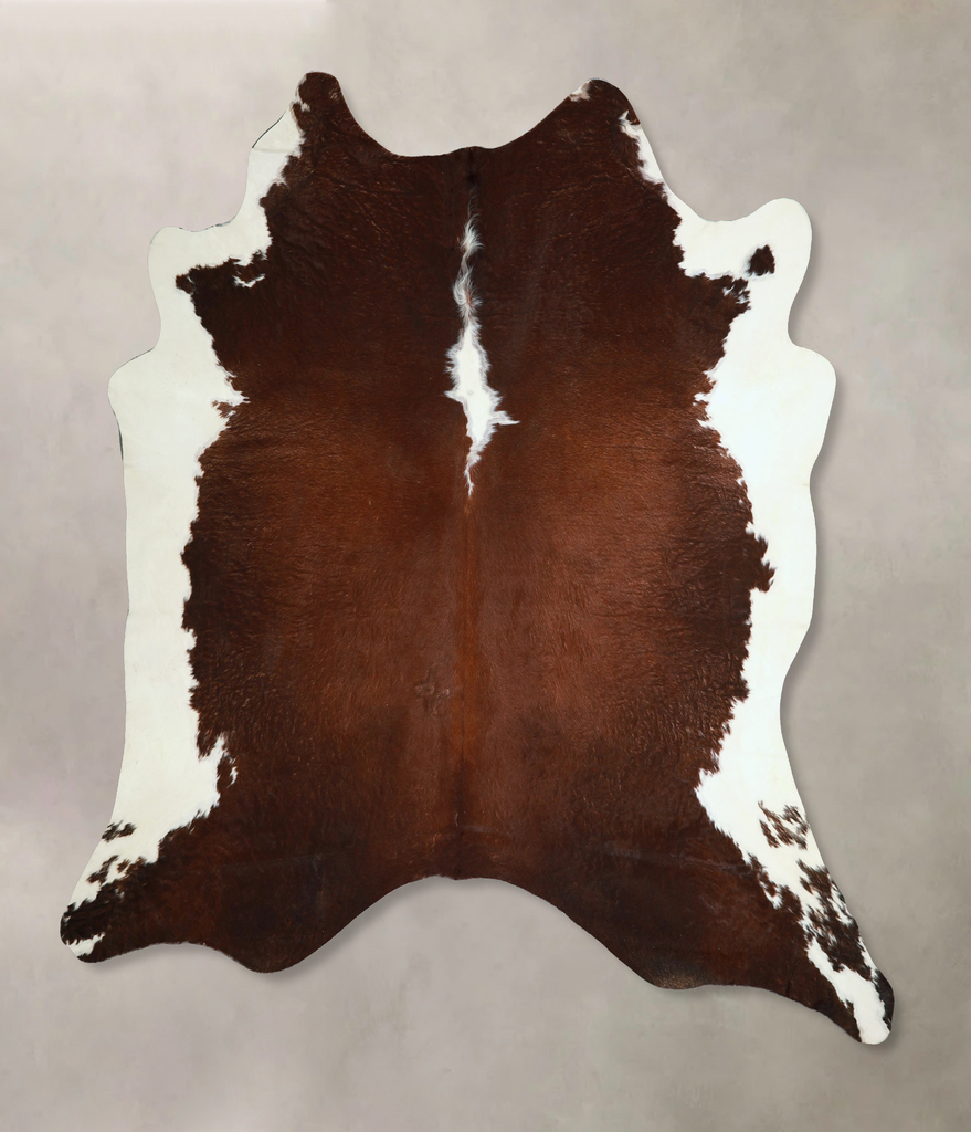 Hereford XX-Large Brazilian Cowhide Rug 7'6"H x 7'1"W #A45441 by Hudson Hides