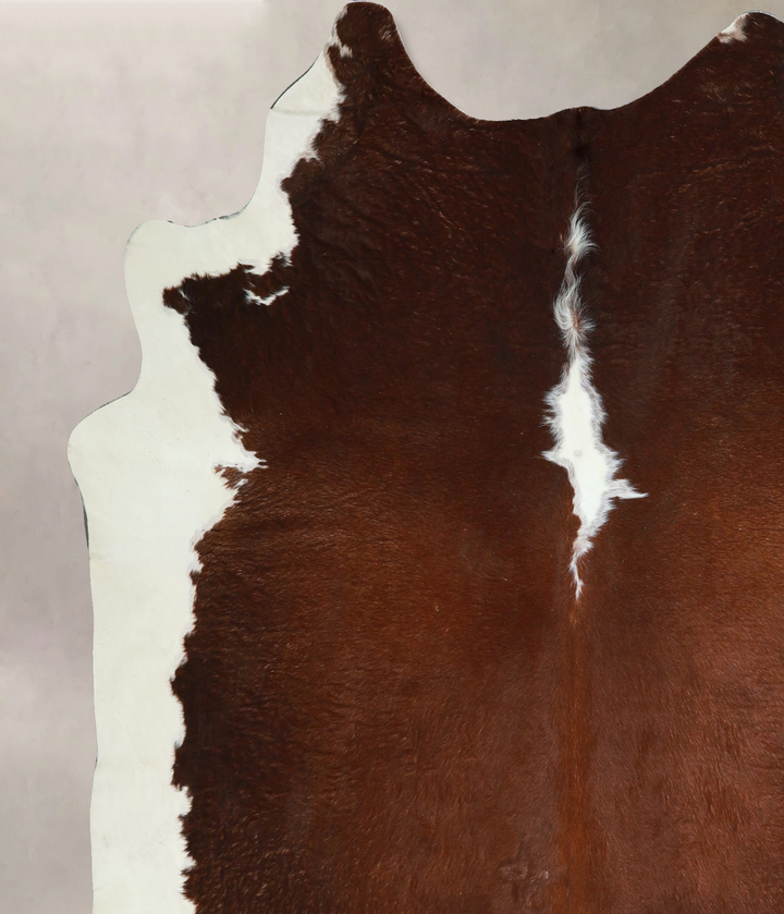 Hereford XX-Large Brazilian Cowhide Rug 7'6"H x 7'1"W #A45441 by Hudson Hides