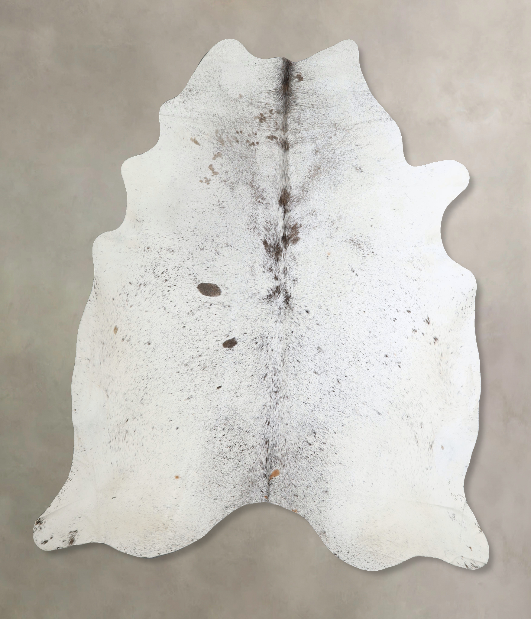 Salt and Pepper Black Cowhide Rug #A45446