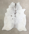 Salt and Pepper Black XX-Large Brazilian Cowhide Rug 7'4