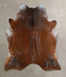 Salt and Pepper Brown X-Large Brazilian Cowhide Rug 7'1