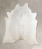 Ivory with Beige XX-Large Brazilian Cowhide Rug 7'5