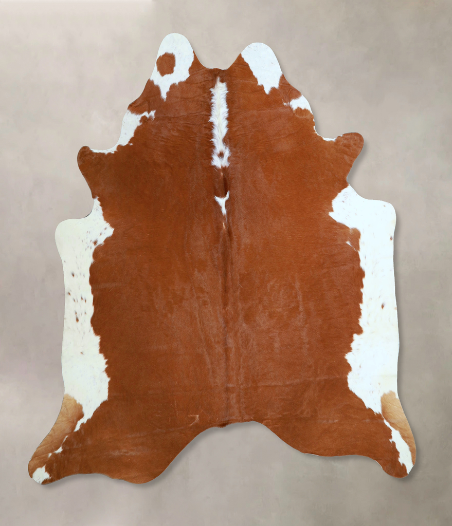 Hereford X-Large Brazilian Cowhide Rug 6'7"H x 6'6"W #A45473 by Hudson Hides