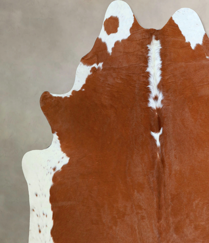 Hereford X-Large Brazilian Cowhide Rug 6'7"H x 6'6"W #A45473 by Hudson Hides
