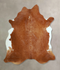 Brown and White Regular Large Brazilian Cowhide Rug 6'10