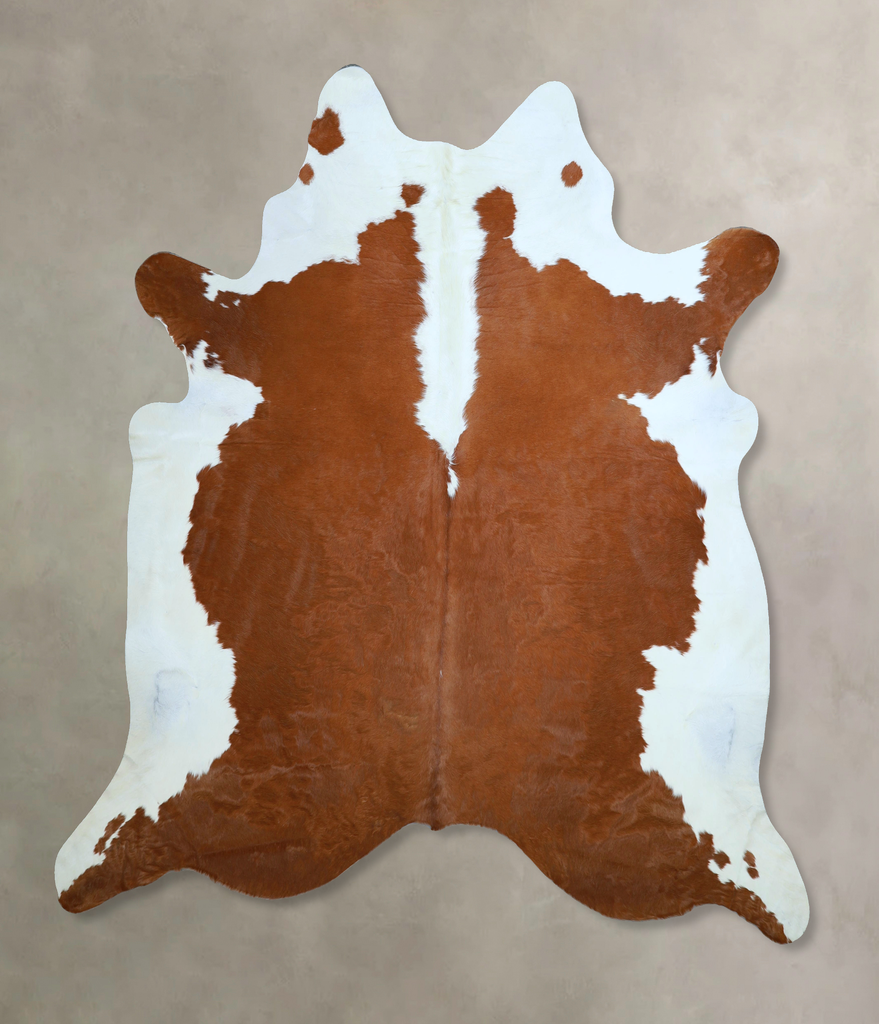 Hereford XX-Large Brazilian Cowhide Rug 7'5"H x 7'7"W #A45477 by Hudson Hides