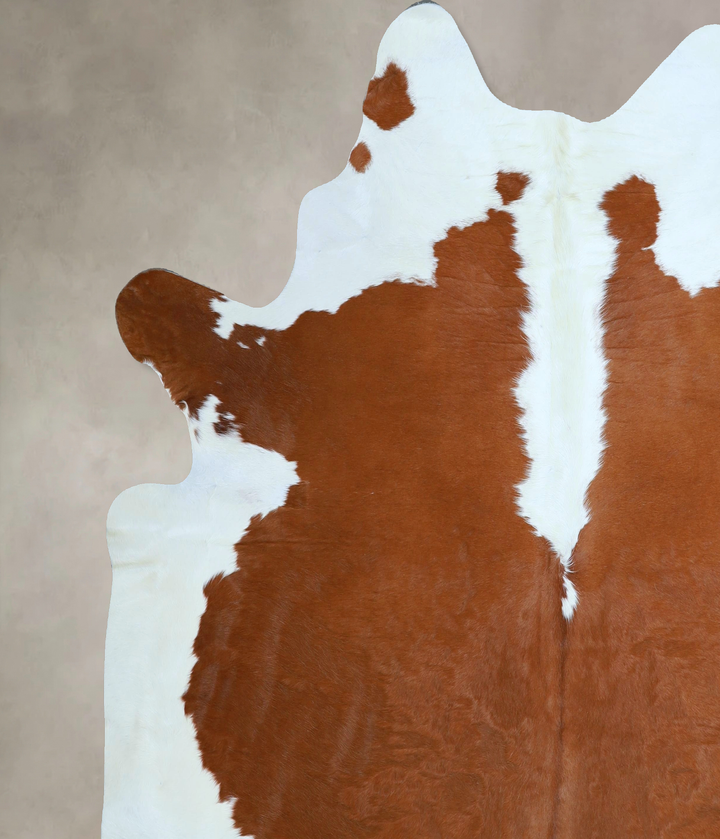 Hereford XX-Large Brazilian Cowhide Rug 7'5"H x 7'7"W #A45477 by Hudson Hides