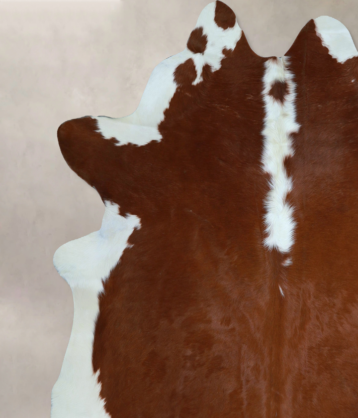 Hereford XX-Large Brazilian Cowhide Rug 7'7"H x 7'3"W #A45478 by Hudson Hides