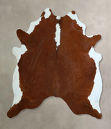 Hereford X-Large Brazilian Cowhide Rug 6'11"H x 6'8"W #A45479 by Hudson Hides