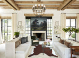 Hereford X-Large Brazilian Cowhide Rug 6'11"H x 6'8"W #A45479 by Hudson Hides