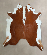 Hereford XX-Large Brazilian Cowhide Rug 7'6"H x 7'5"W #A45480 by Hudson Hides