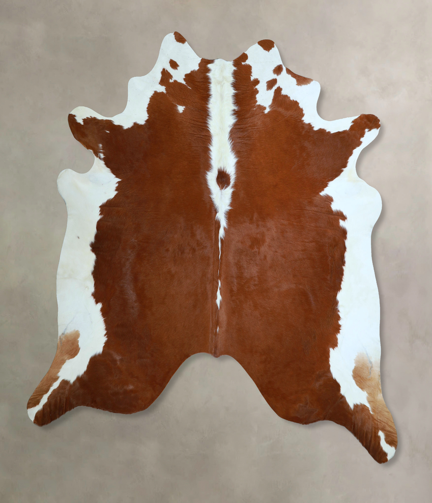 Hereford XX-Large Brazilian Cowhide Rug 7'6"H x 7'5"W #A45480 by Hudson Hides