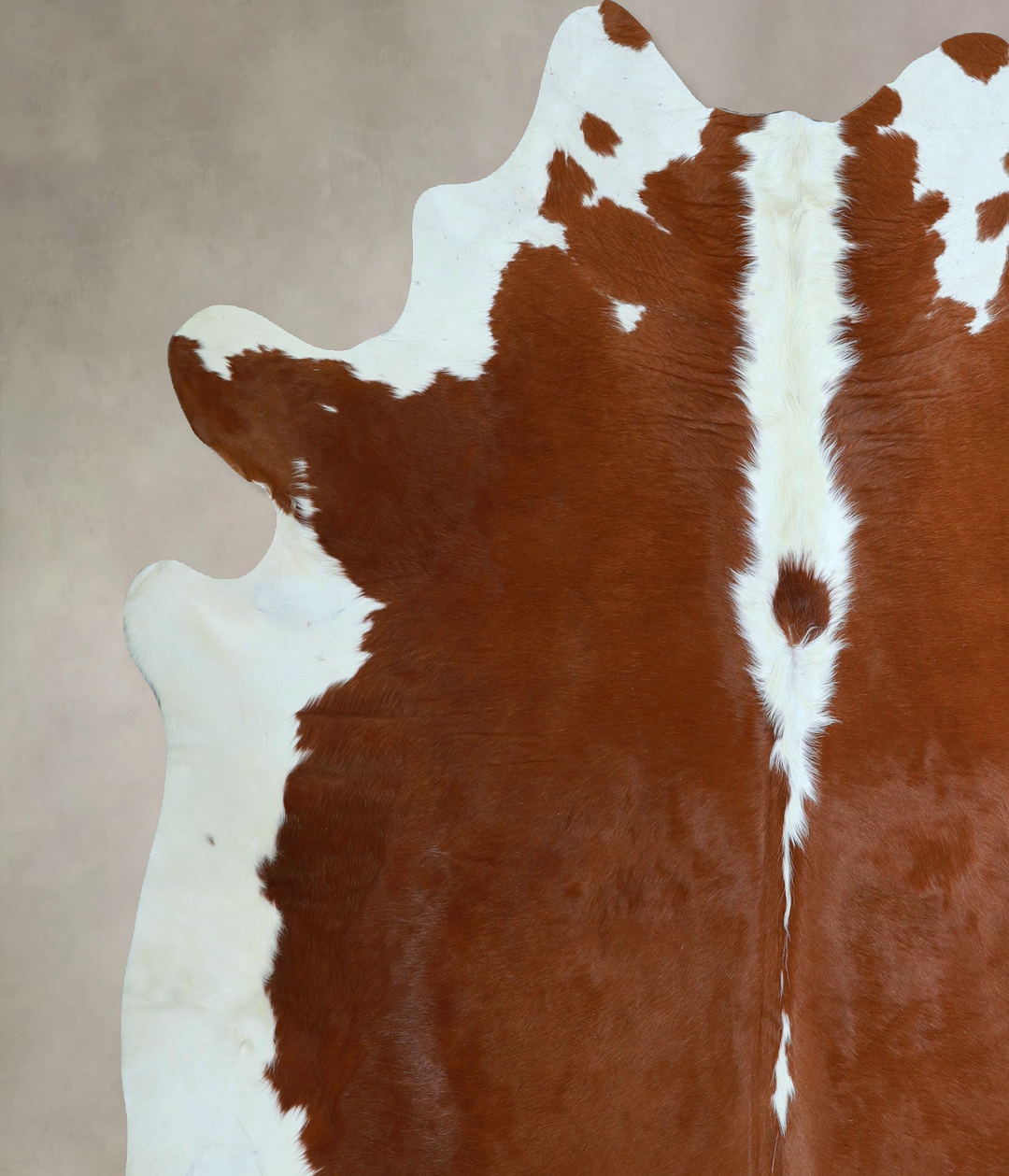 Hereford XX-Large Brazilian Cowhide Rug 7'6"H x 7'5"W #A45480 by Hudso