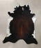 Chocolate and White XX-Large Brazilian Cowhide Rug 7'11