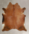 Solid Brown X-Large Brazilian Cowhide Rug 7'7