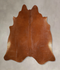 Solid Brown X-Large Brazilian Cowhide Rug 6'0