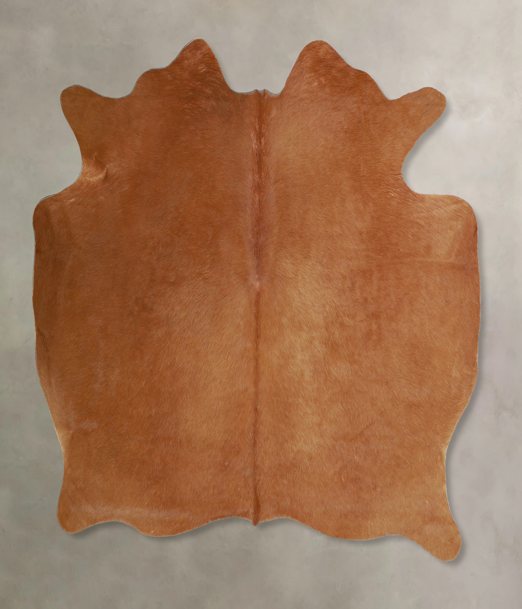 Solid Brown Cowhide Rug #A45499
