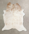 Light Caramel X-Large Brazilian Cowhide Rug 7'1