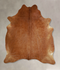 Solid Brown X-Large Brazilian Cowhide Rug 7'3