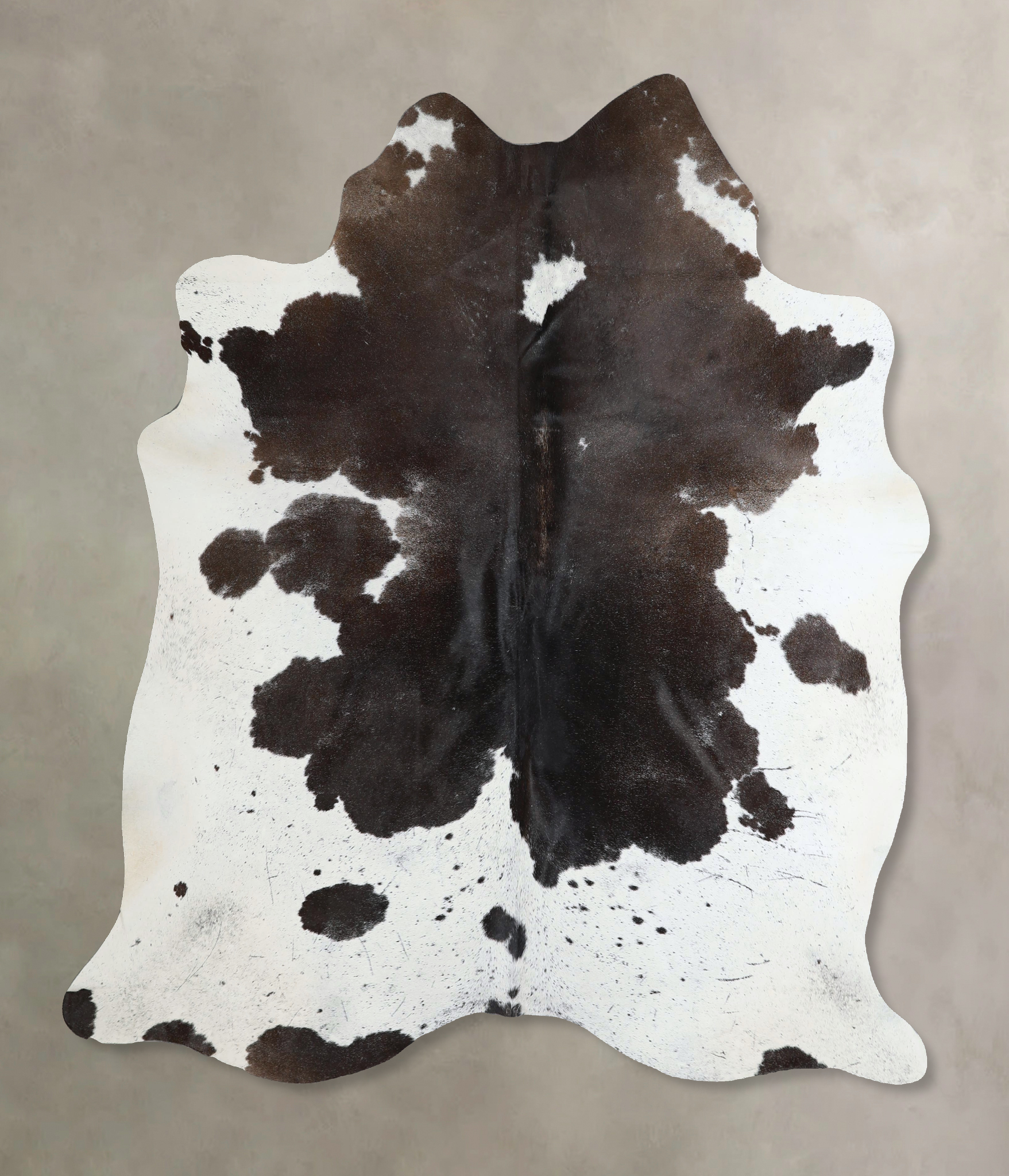 Chocolate and White Cowhide Rug #A45538