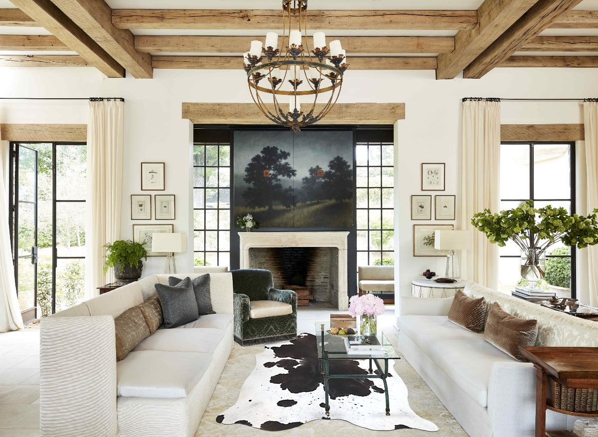 Chocolate and White Cowhide Rug #A45538