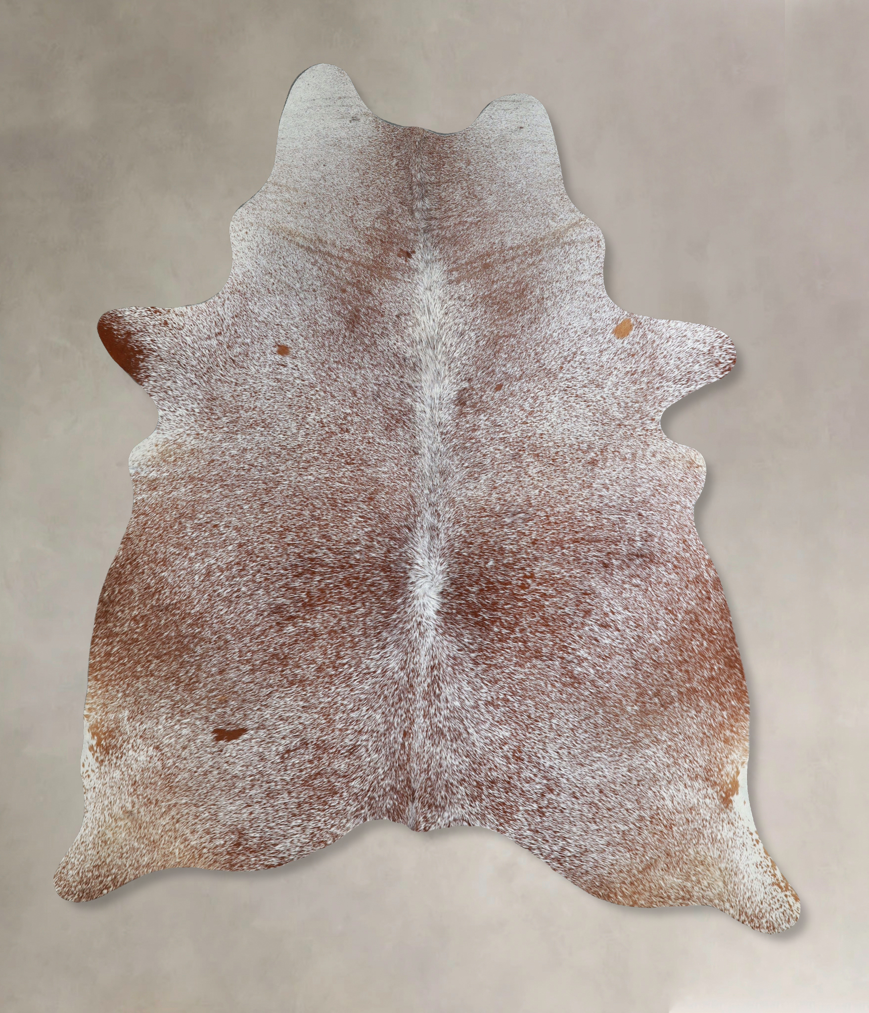 Salt and Pepper Brown Cowhide Rug #A45552