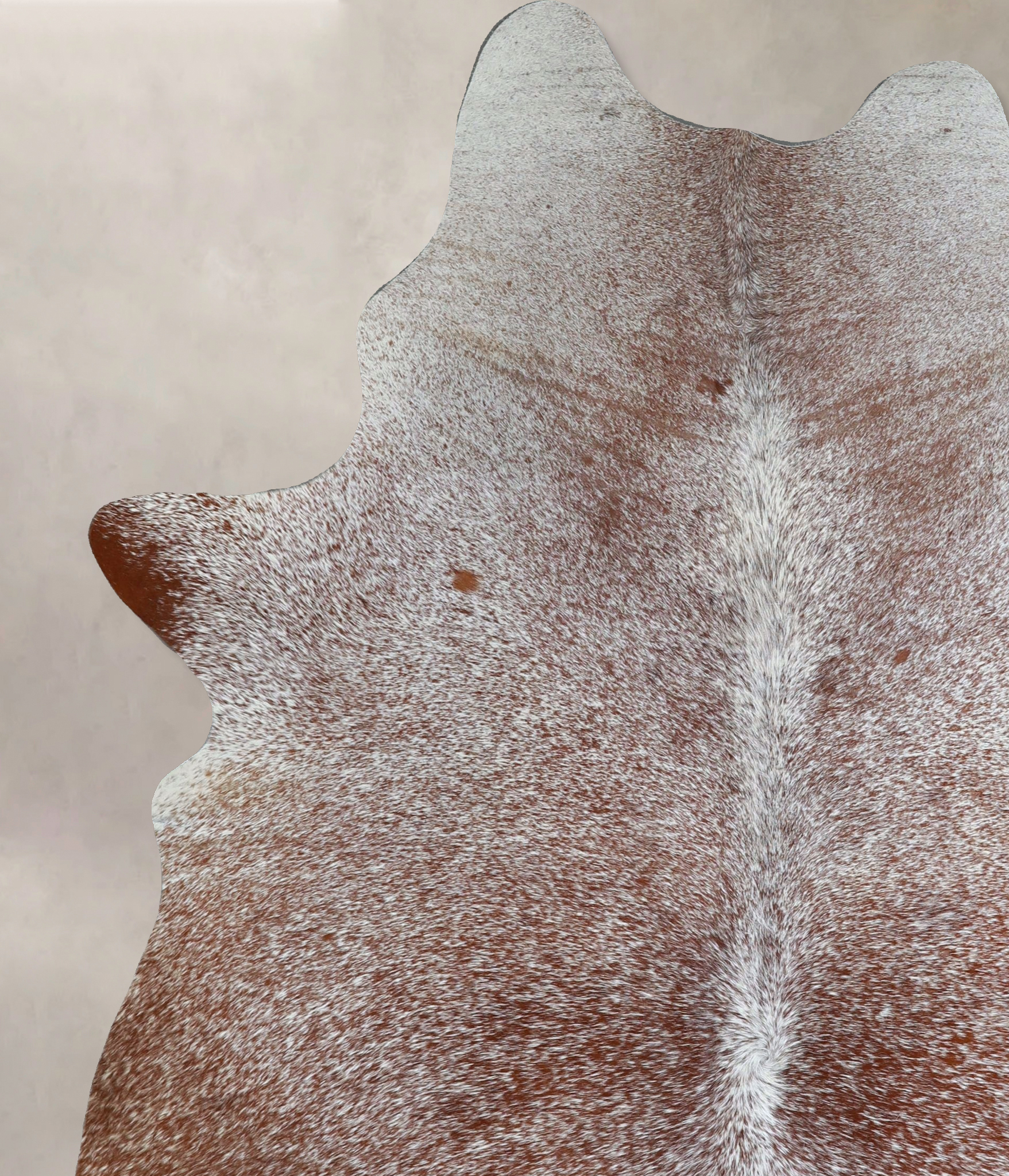 Salt and Pepper Brown Cowhide Rug #A45552