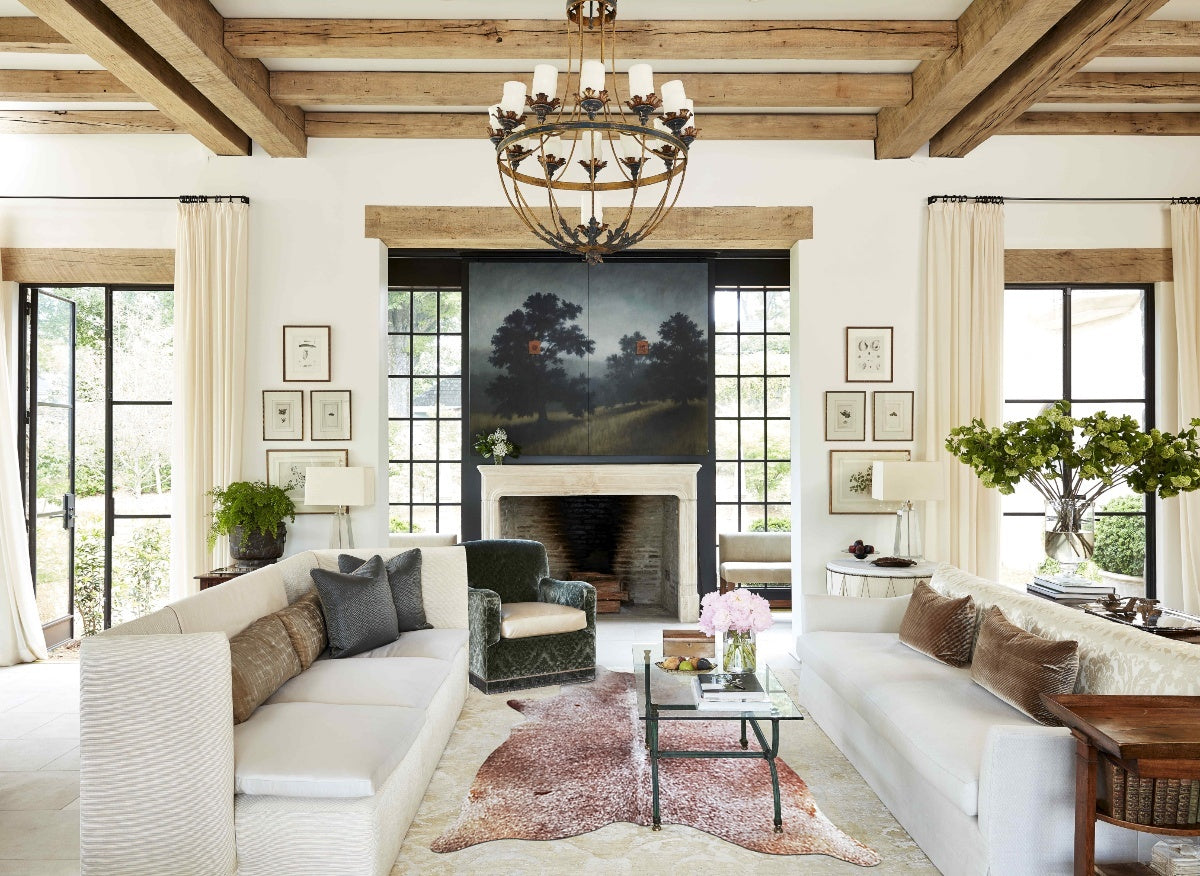 Salt and Pepper Brown Cowhide Rug #A45552
