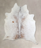 Salt and Pepper Brown X-Large Brazilian Cowhide Rug 7'5