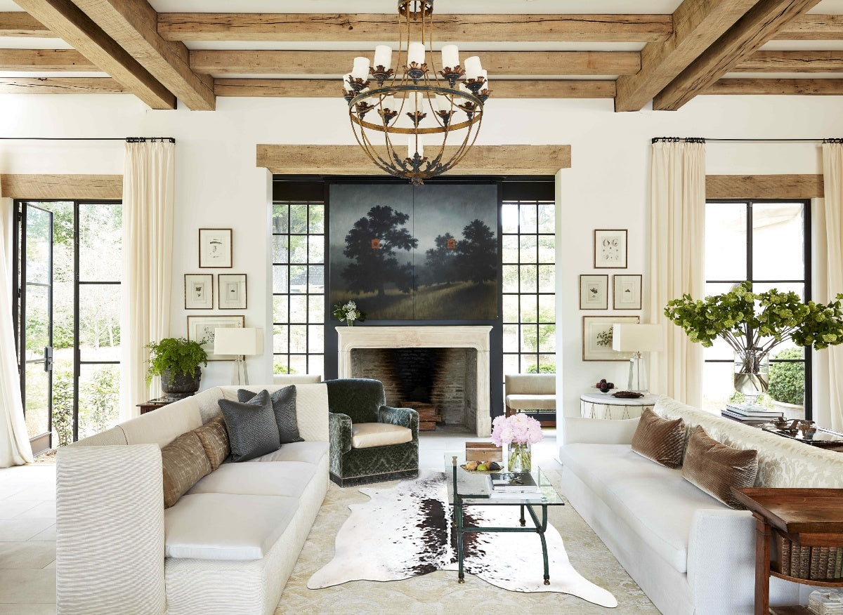 Salt and Pepper Brown Cowhide Rug #A45567