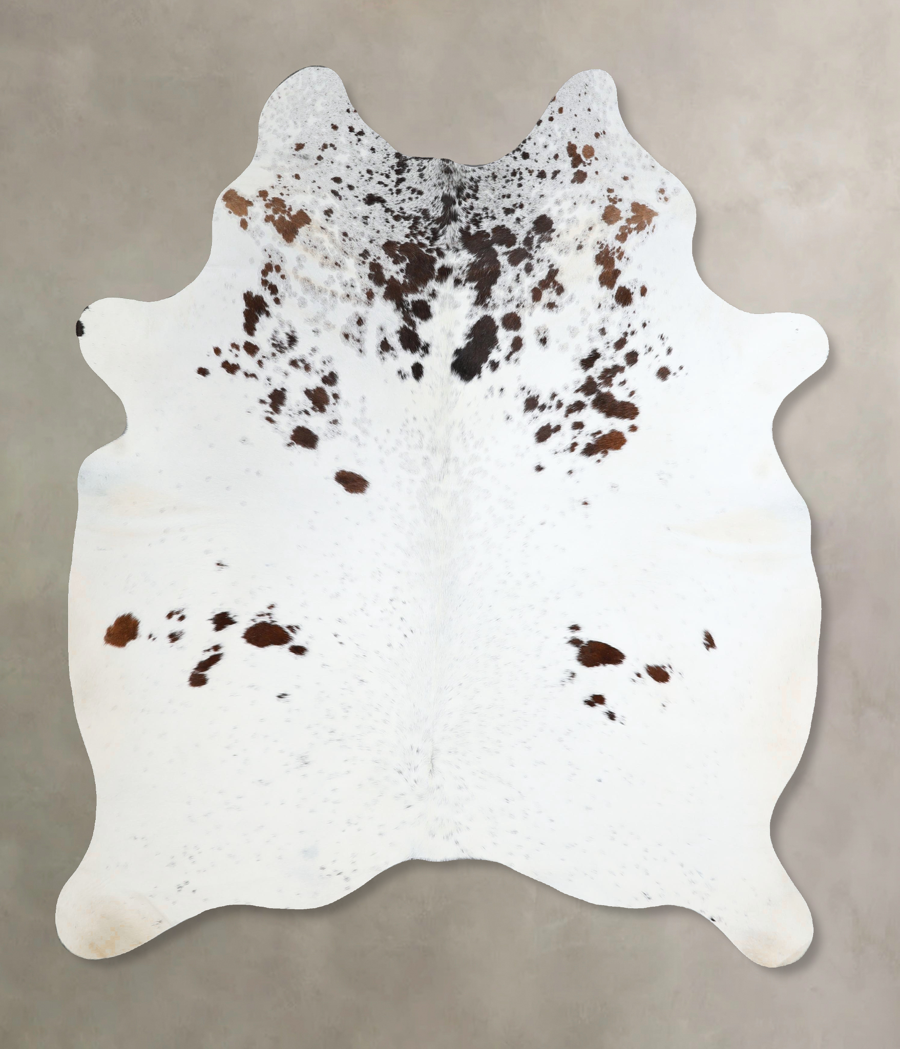 Salt and Pepper Brown Cowhide Rug #A45572