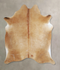 Beige X-Large Brazilian Cowhide Rug 6'11