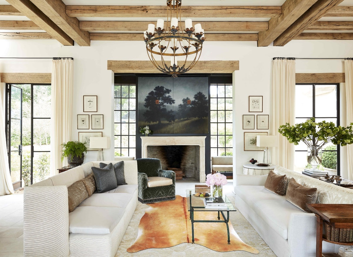 Beige Cowhide Rug #A45579