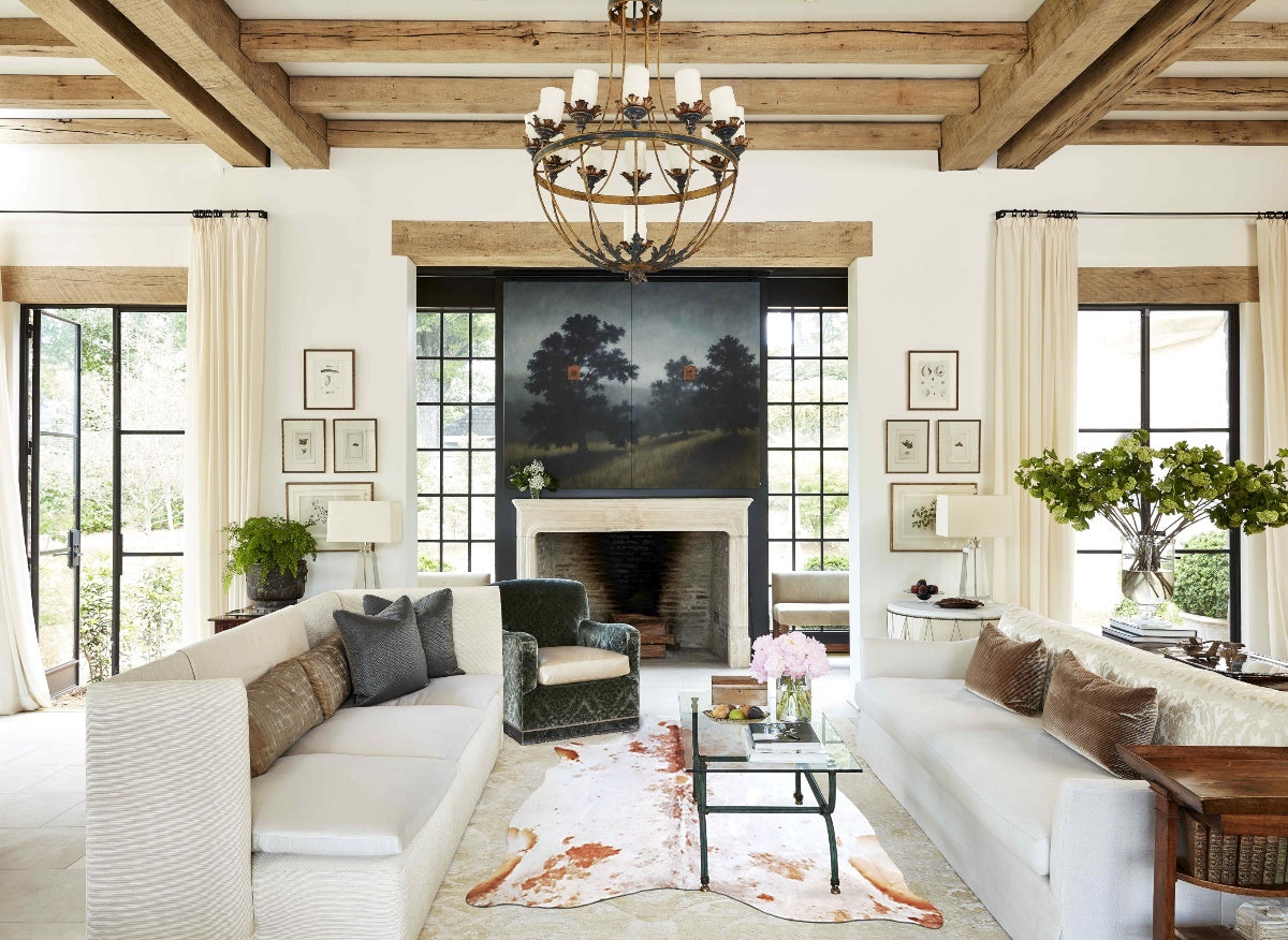 Salt and Pepper Brown Cowhide Rug #A45580