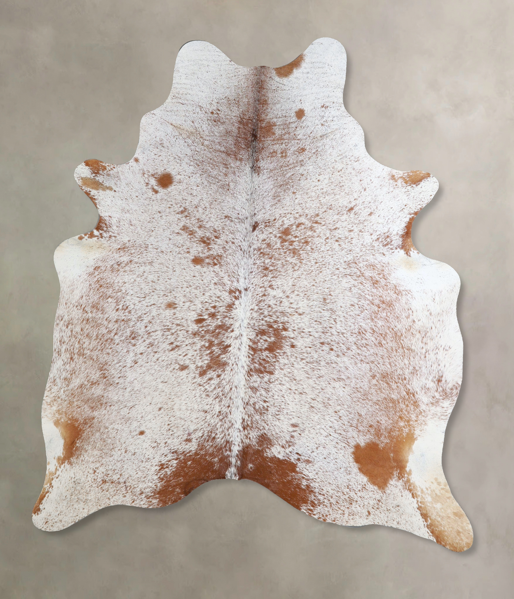 Salt and Pepper Brown Cowhide Rug #A45581