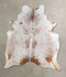 Salt and Pepper Brown Large Brazilian Cowhide Rug 6'9