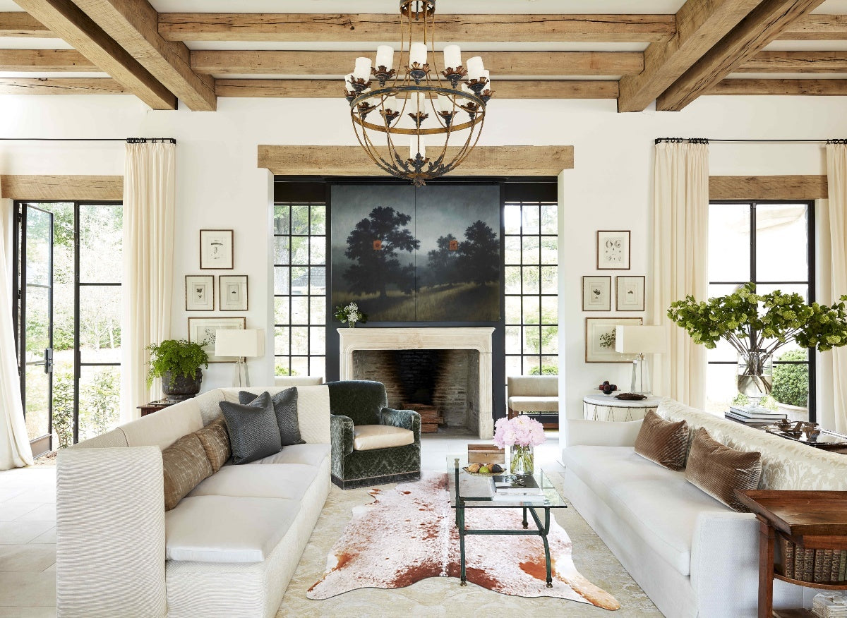 Salt and Pepper Brown Cowhide Rug #A45581