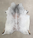 Salt and Pepper Brown Large Brazilian Cowhide Rug 6'10"H x 5'10"W #A45585 by Hudson Hides
