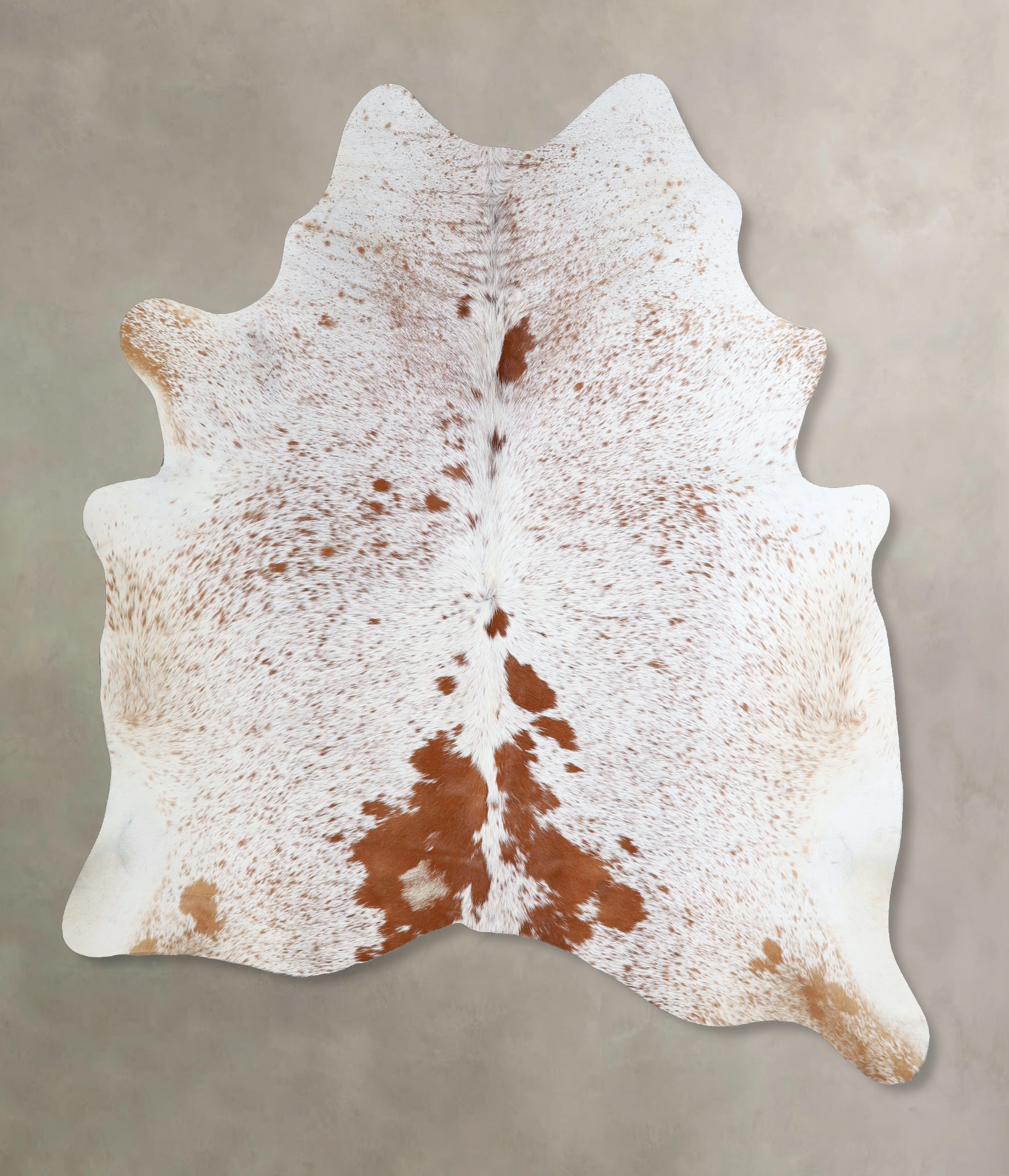 Salt and Pepper Brown Cowhide Rug #A45590
