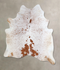 Salt and Pepper Brown Large Brazilian Cowhide Rug 6'6