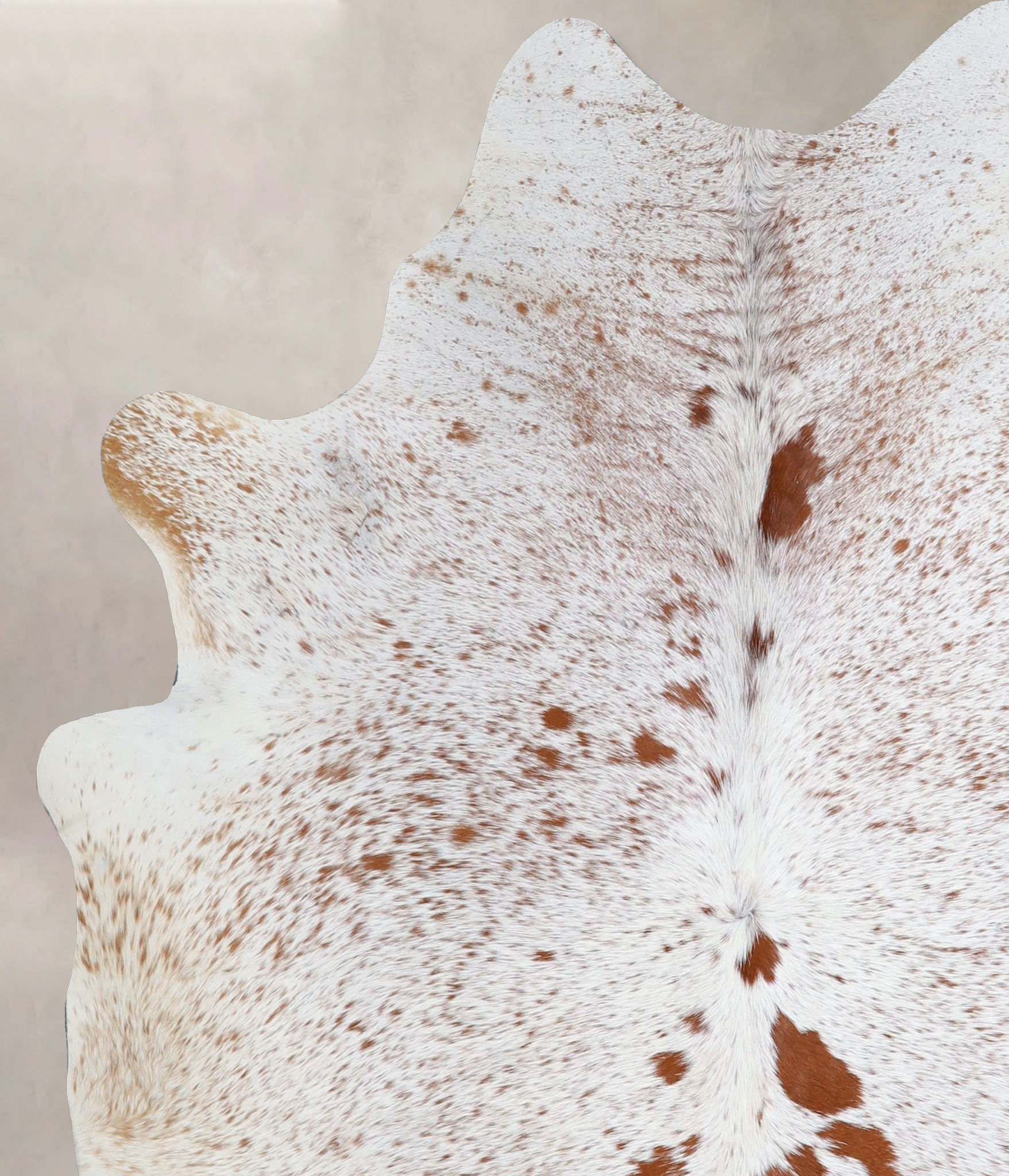 Salt and Pepper Brown Cowhide Rug #A45590