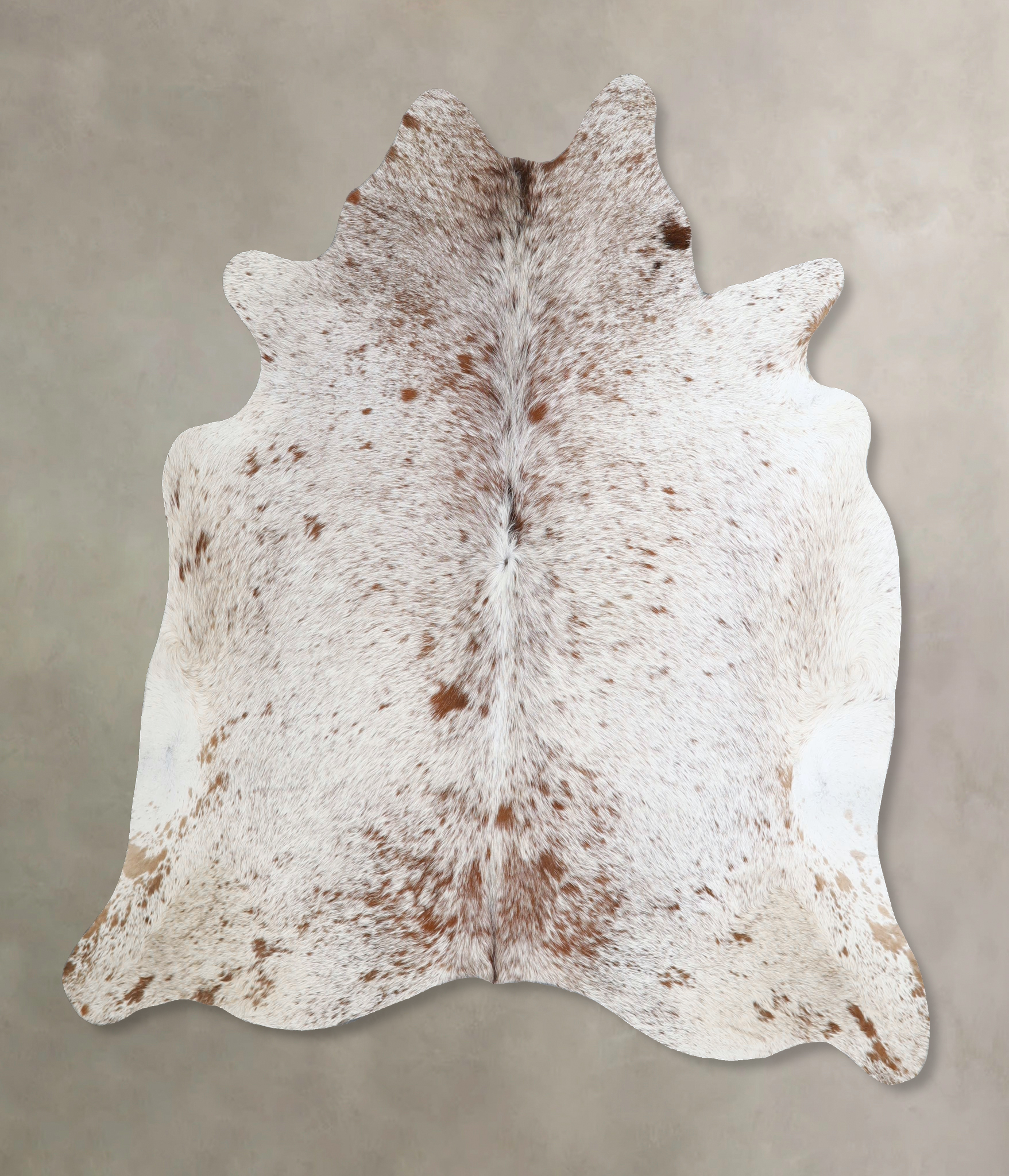 Salt and Pepper Brown Cowhide Rug #A45591