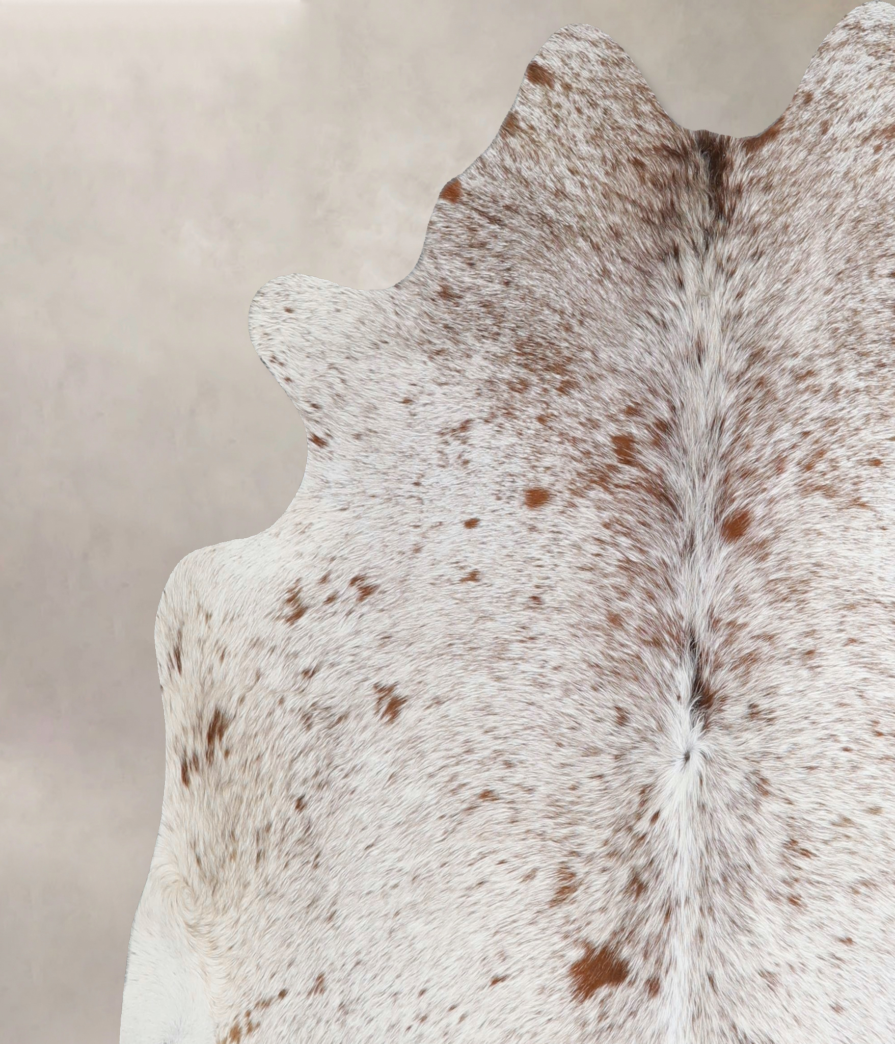 Salt and Pepper Brown Cowhide Rug #A45591