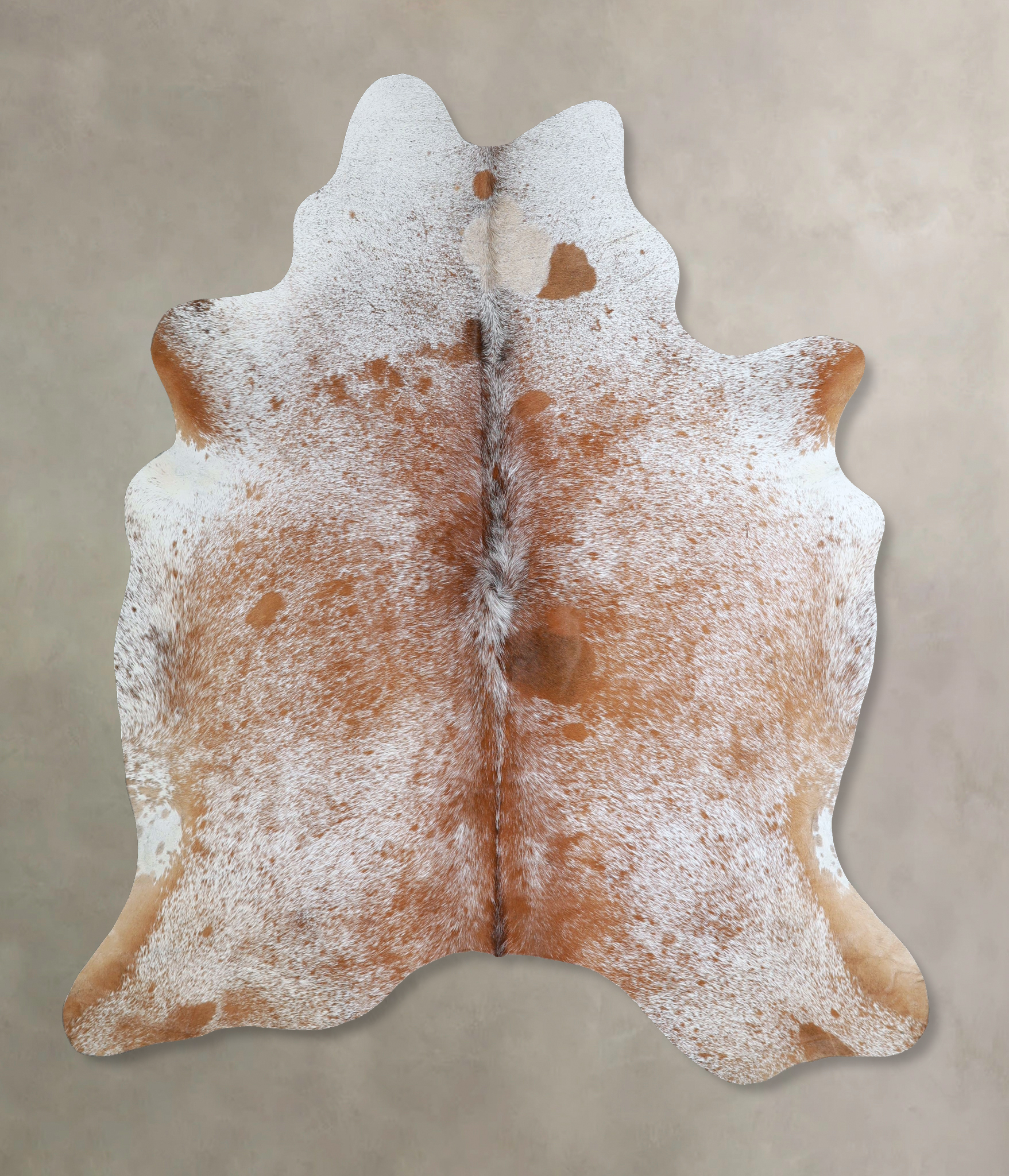 Salt and Pepper Brown Cowhide Rug #A45594