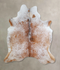 Salt and Pepper Brown X-Large Brazilian Cowhide Rug 6'9
